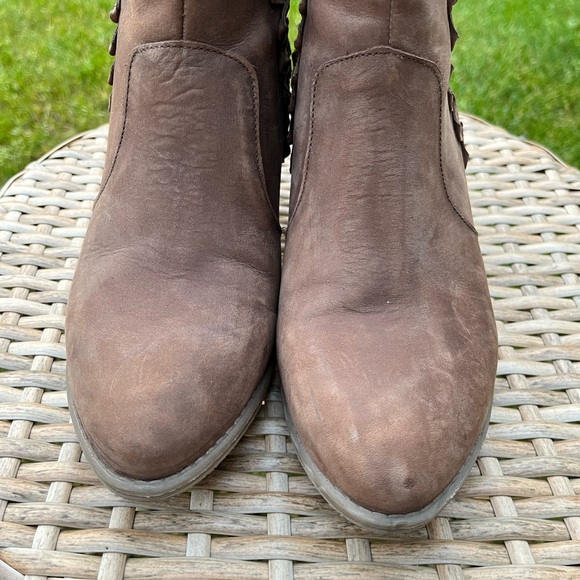 Musse & Cloud Booties Womens 9 Brown Leather Western Boho Ankle Boots Athya - Picture 11 of 11